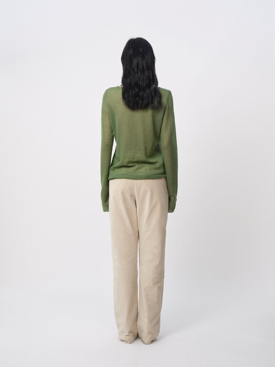 The Botanist Basil Mohair Sweater