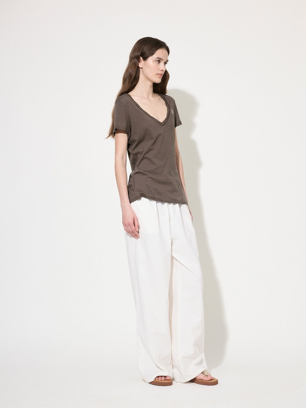 The Traveler Slub Tee Ebony-3 - OnTheSofa, The Sectional