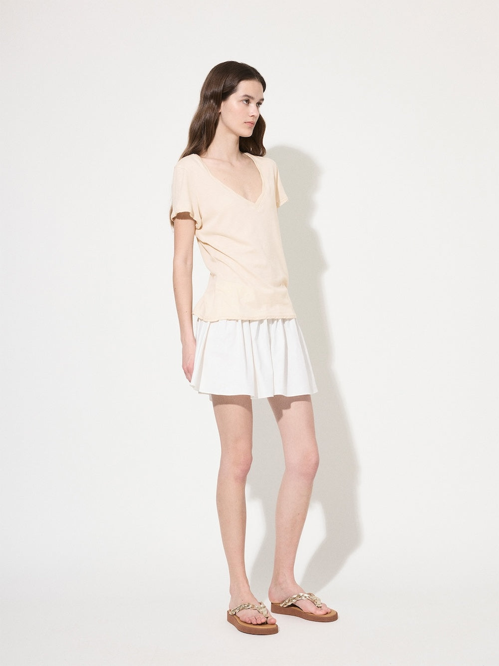 The Traveler Slub Tee Rosin-3 - OnTheSofa, The Sectional