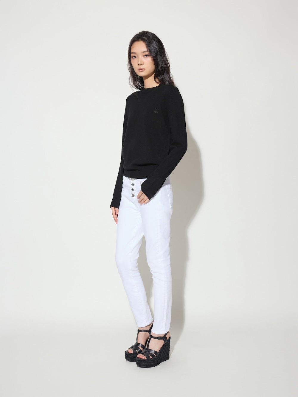 The Designer Ink Sofa Crew Neck Cashmere Sweater