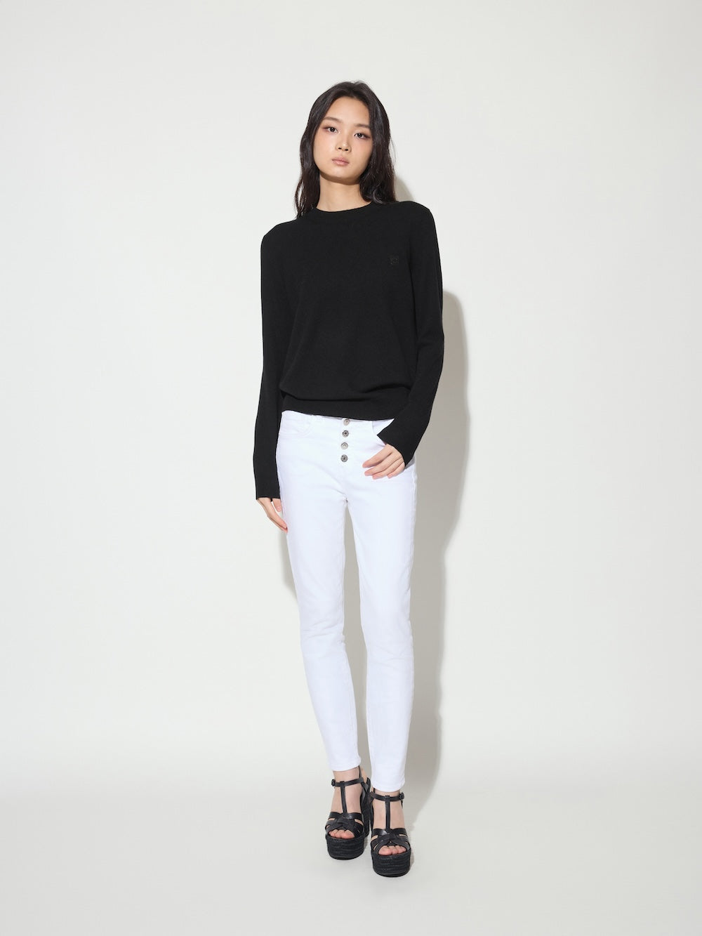 The Designer Ink Sofa Crew Neck Cashmere Sweater
