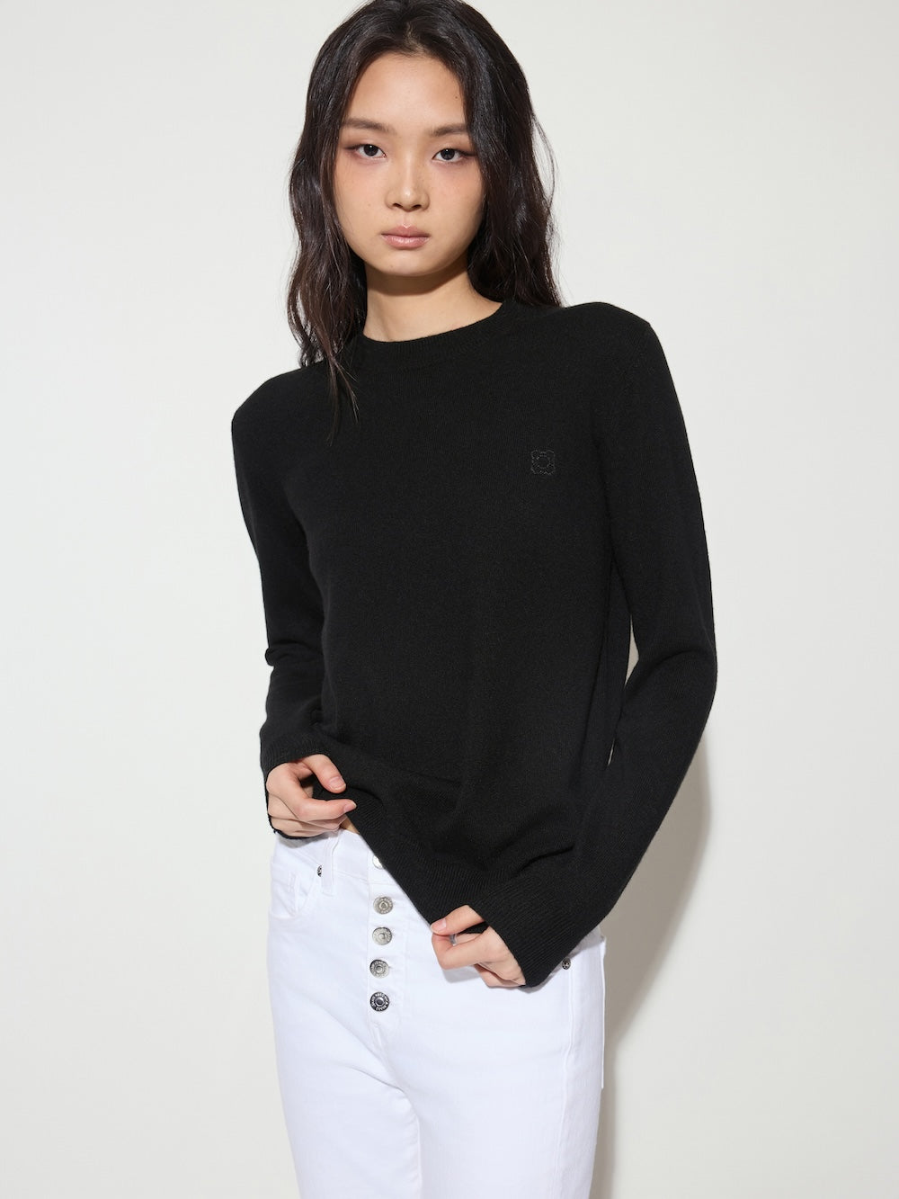 The Designer Ink Sofa Crew Neck Cashmere Sweater