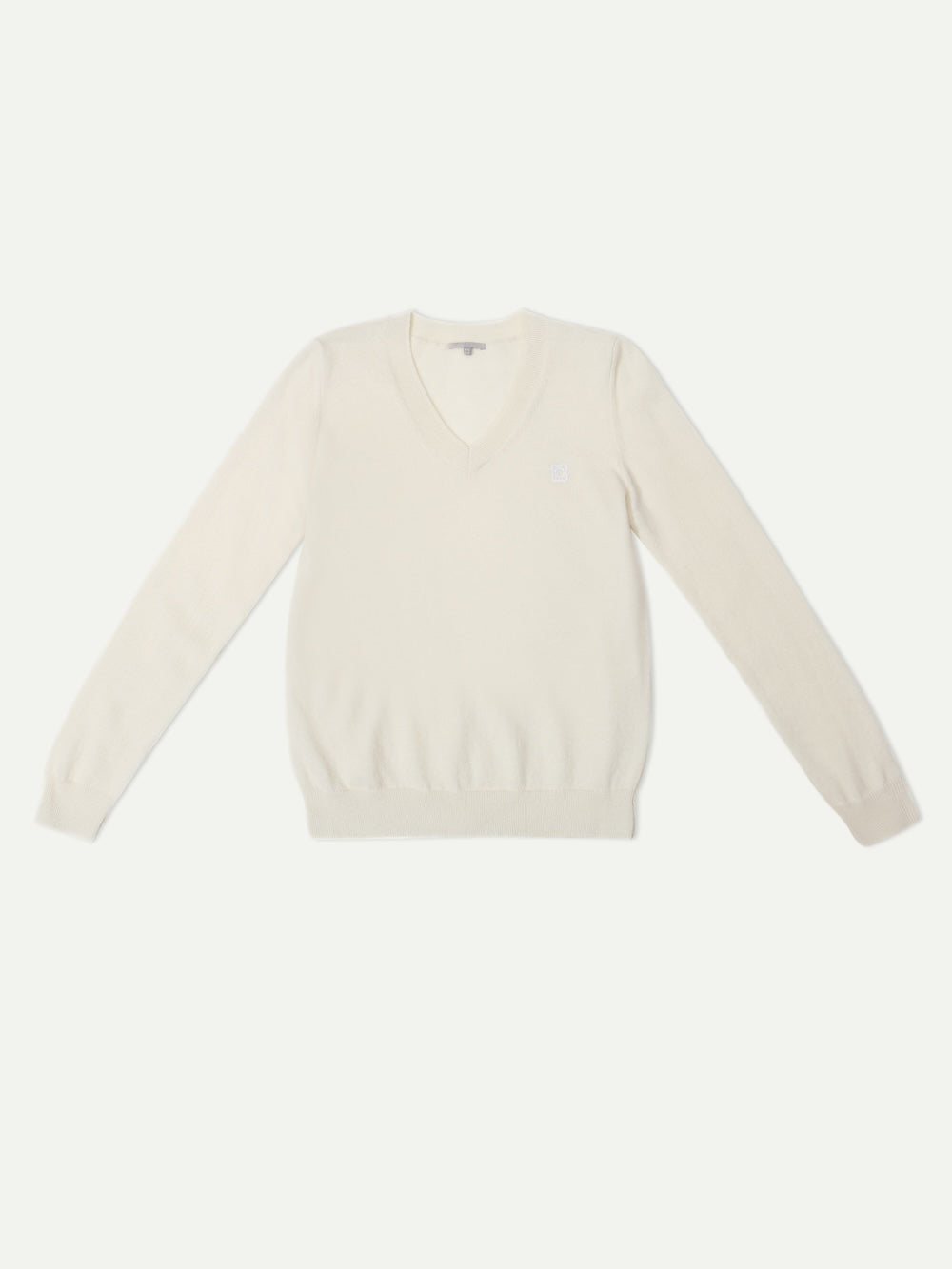 The Curator Pearl Sofa V neck Cashmere Sweater