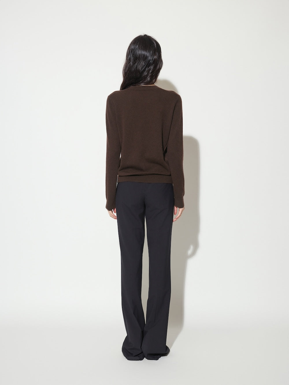 The Designer Sepia Sofa Crew Neck Cashmere Sweater