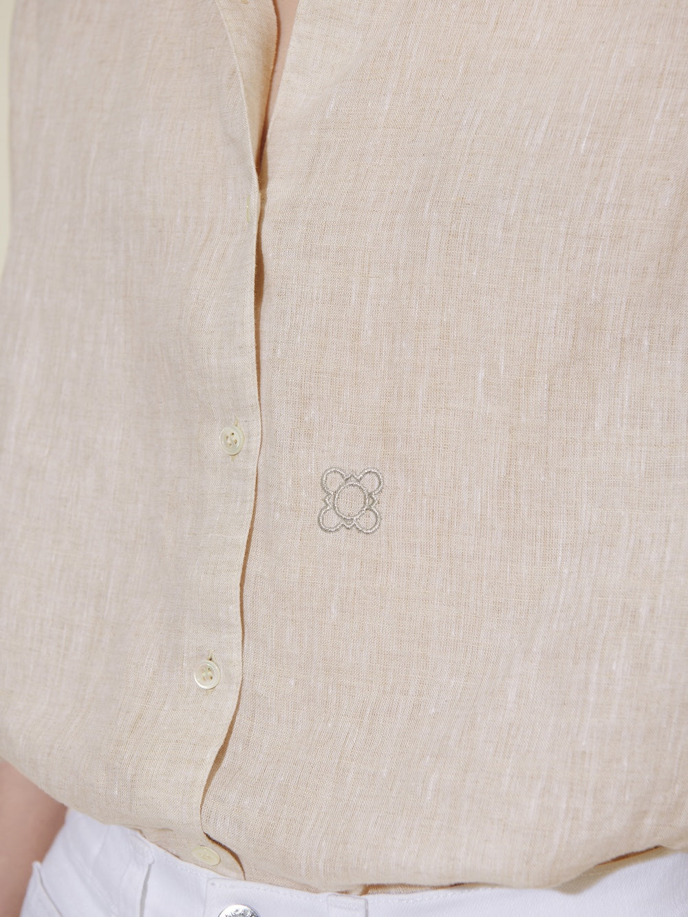 The Gardener Linen Shirt Ginkgo