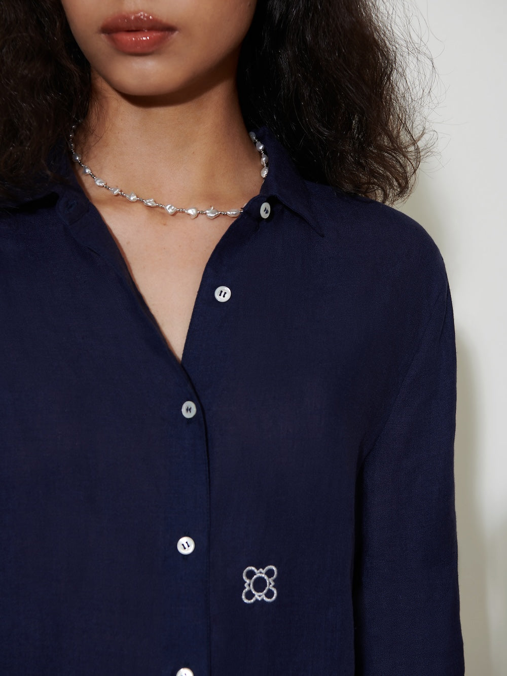 The Gardener Linen Shirt Juniper