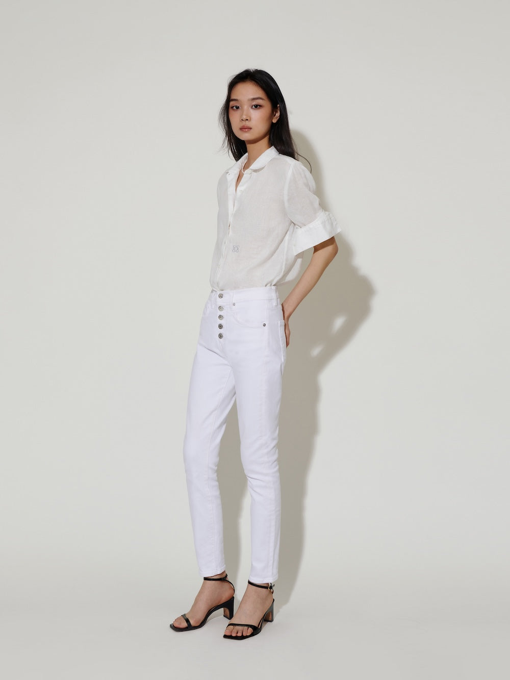 The Gardener Linen Shirt Jasmine