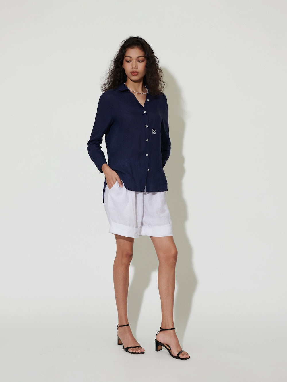 The Gardener Linen Shirt Juniper