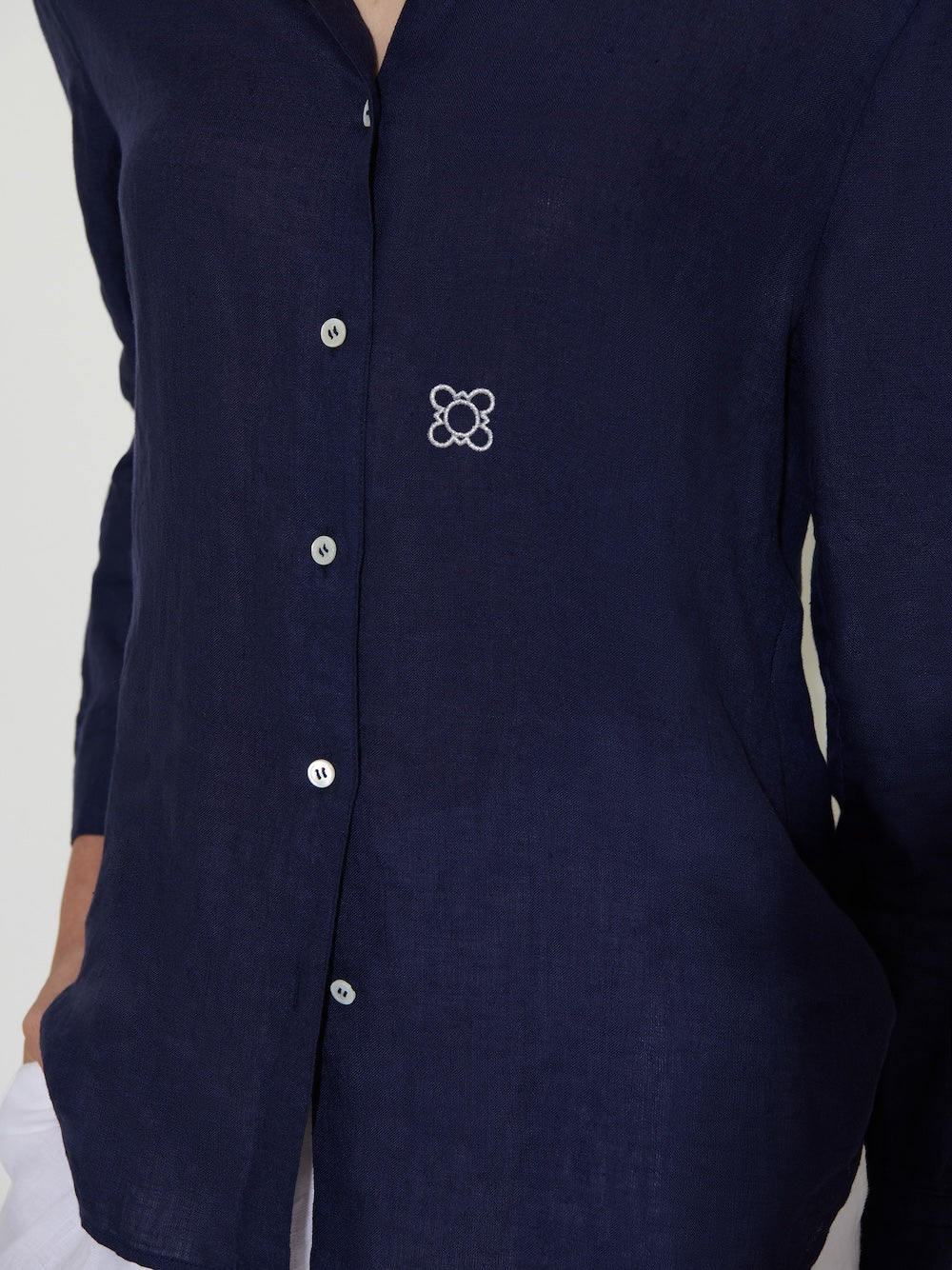 The Gardener Linen Shirt Juniper