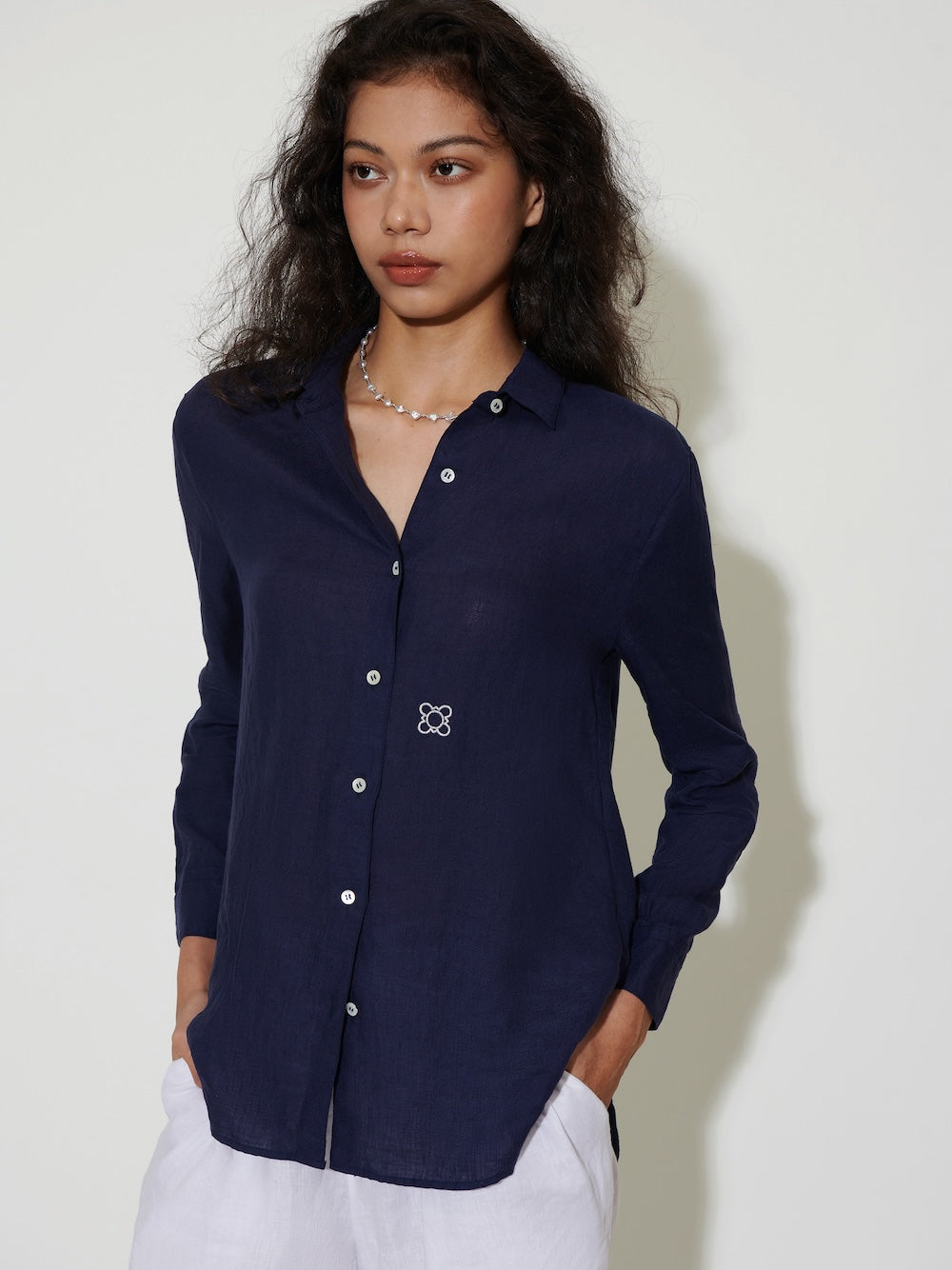 The Gardener Linen Shirt Juniper