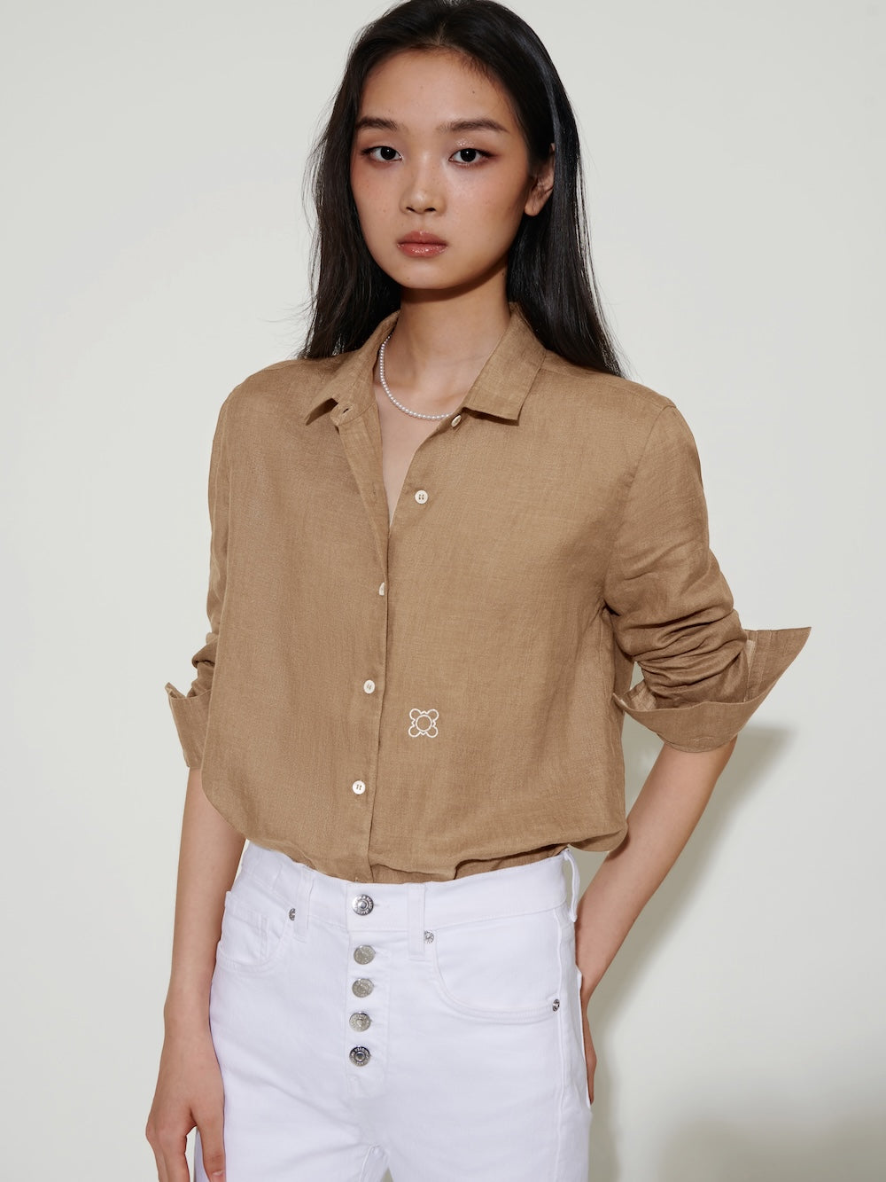 The Gardener Linen Shirt Juniper