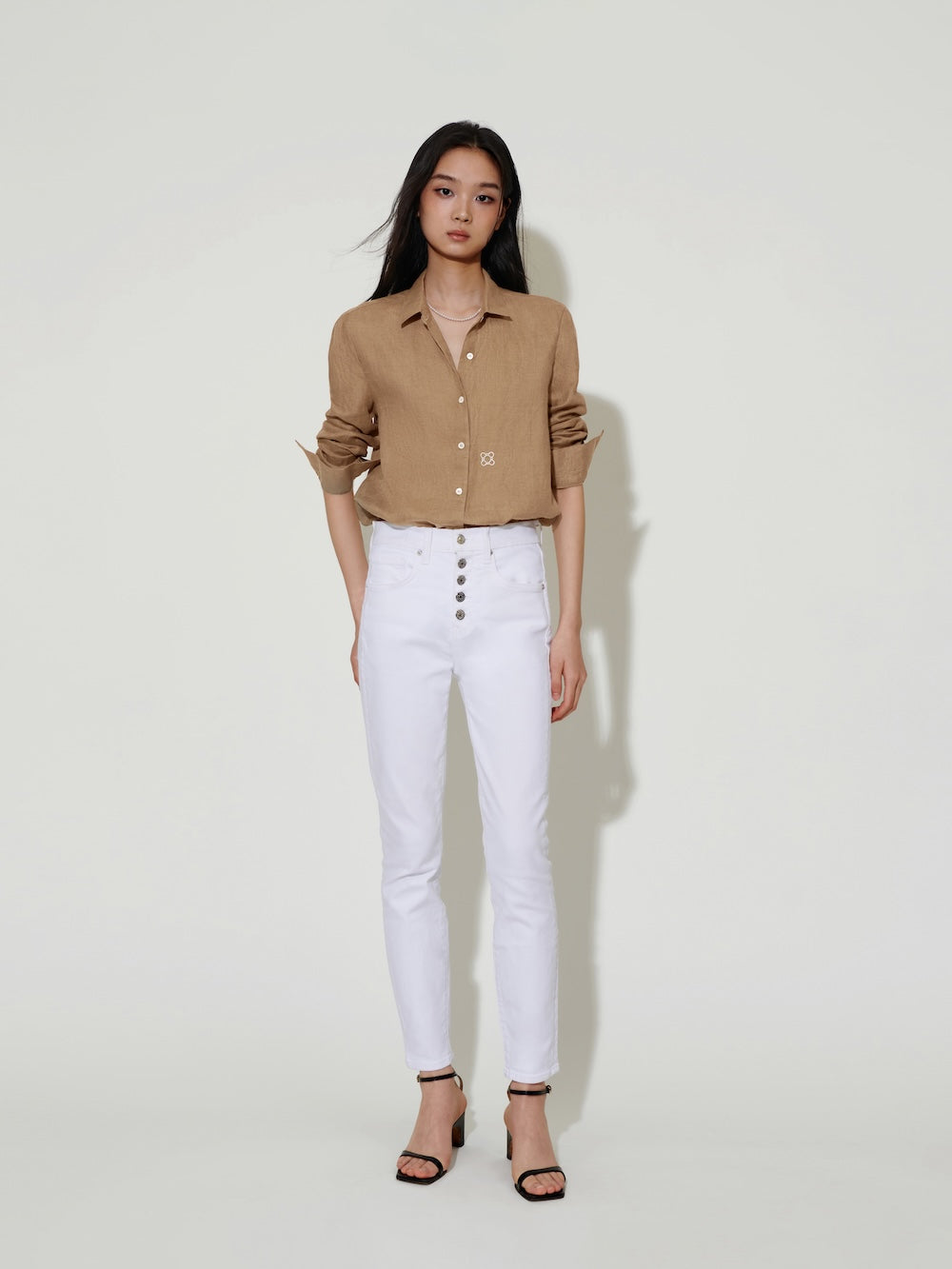 The Gardener Linen Shirt Moss