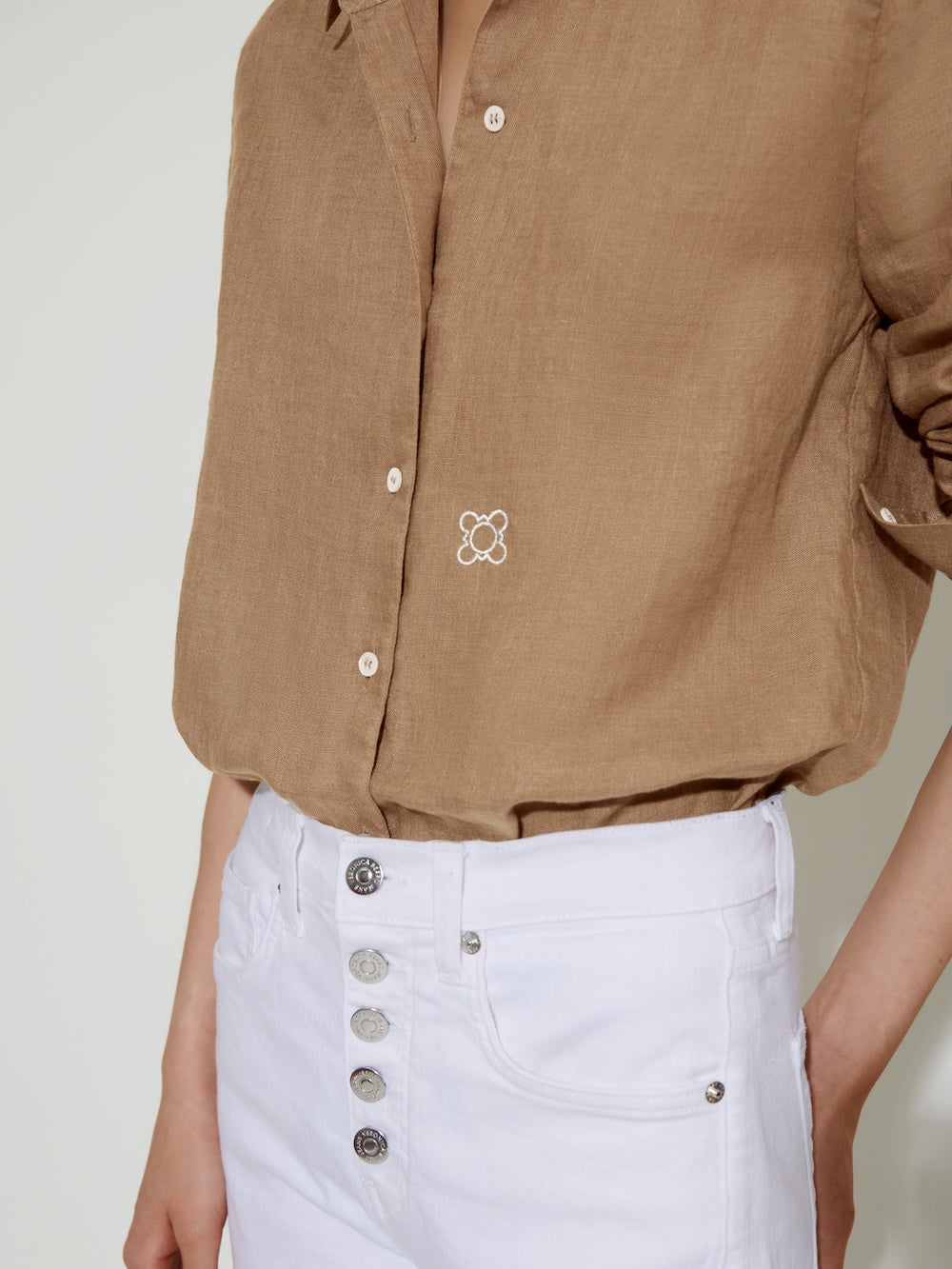 The Gardener Linen Shirt Moss