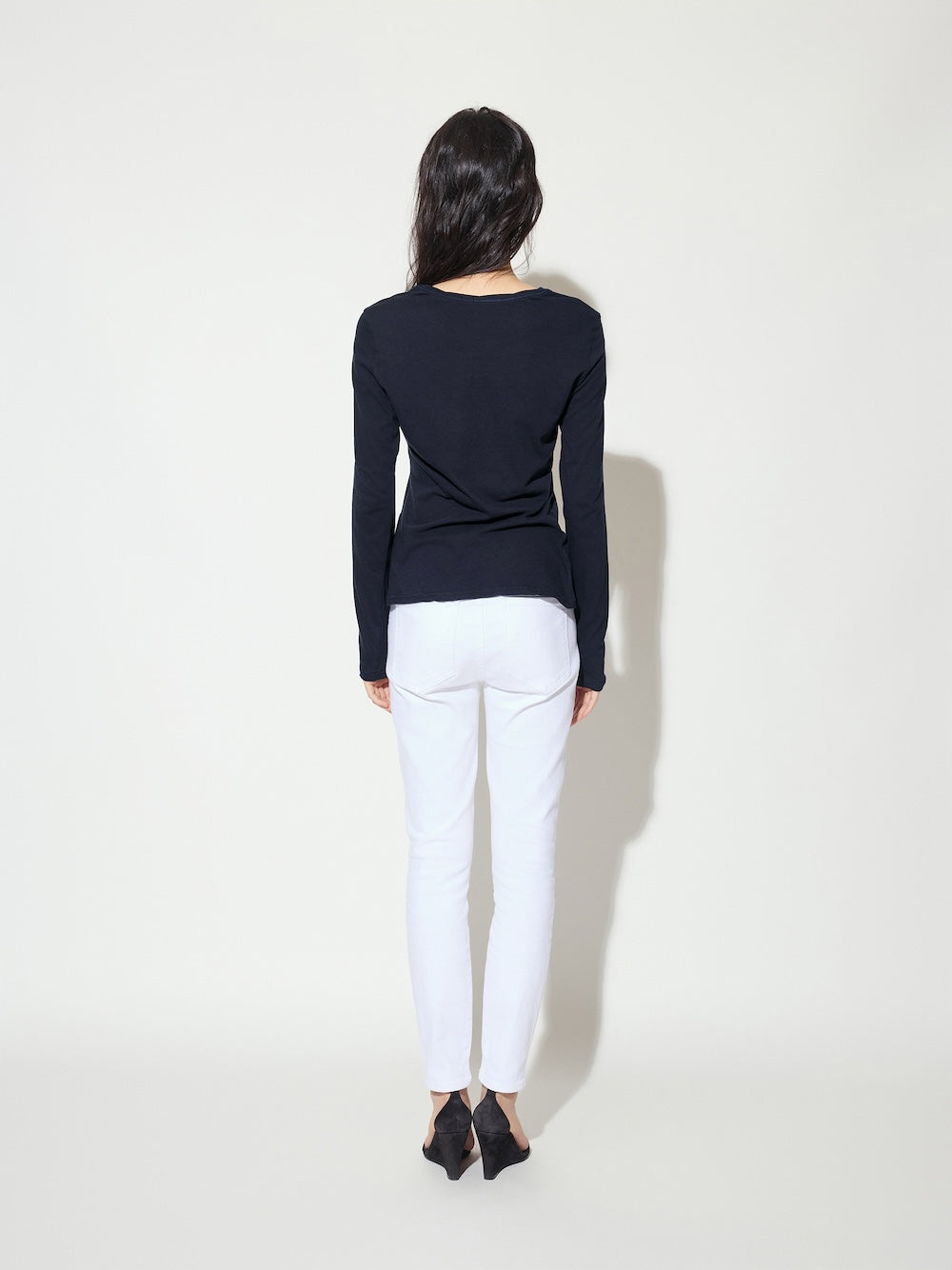 The Traveler Marine Sofa Cotton Crew Neck Long Sleeve