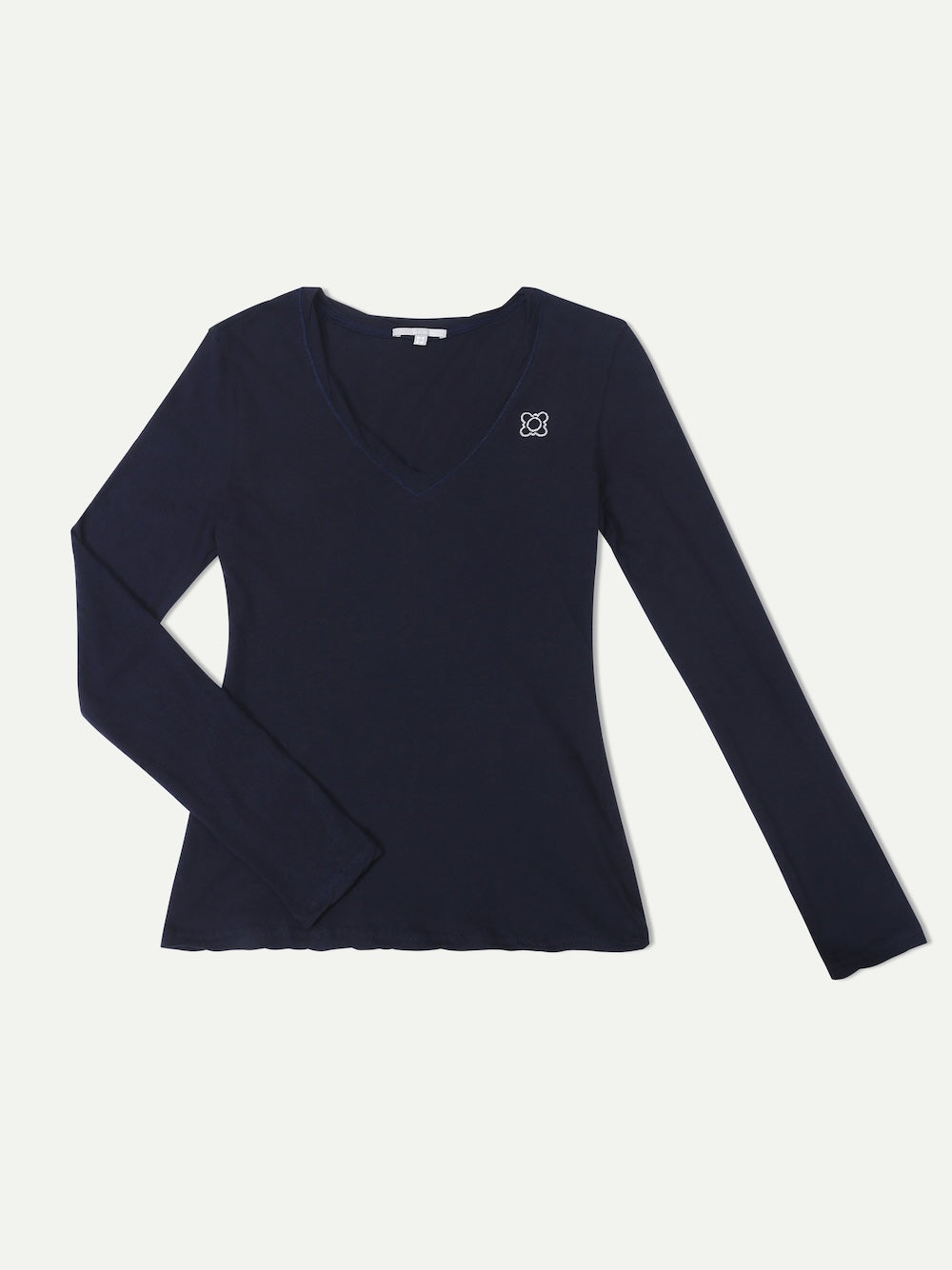 The Traveler Marine Sofa Cotton V neck Long Sleeve