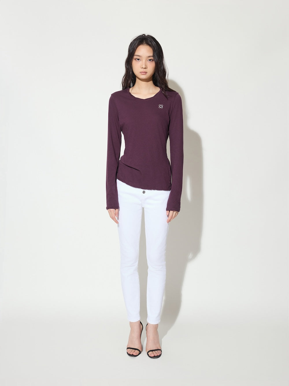 The Traveler Mulberry Sofa Cotton Crew Neck Long Sleeve