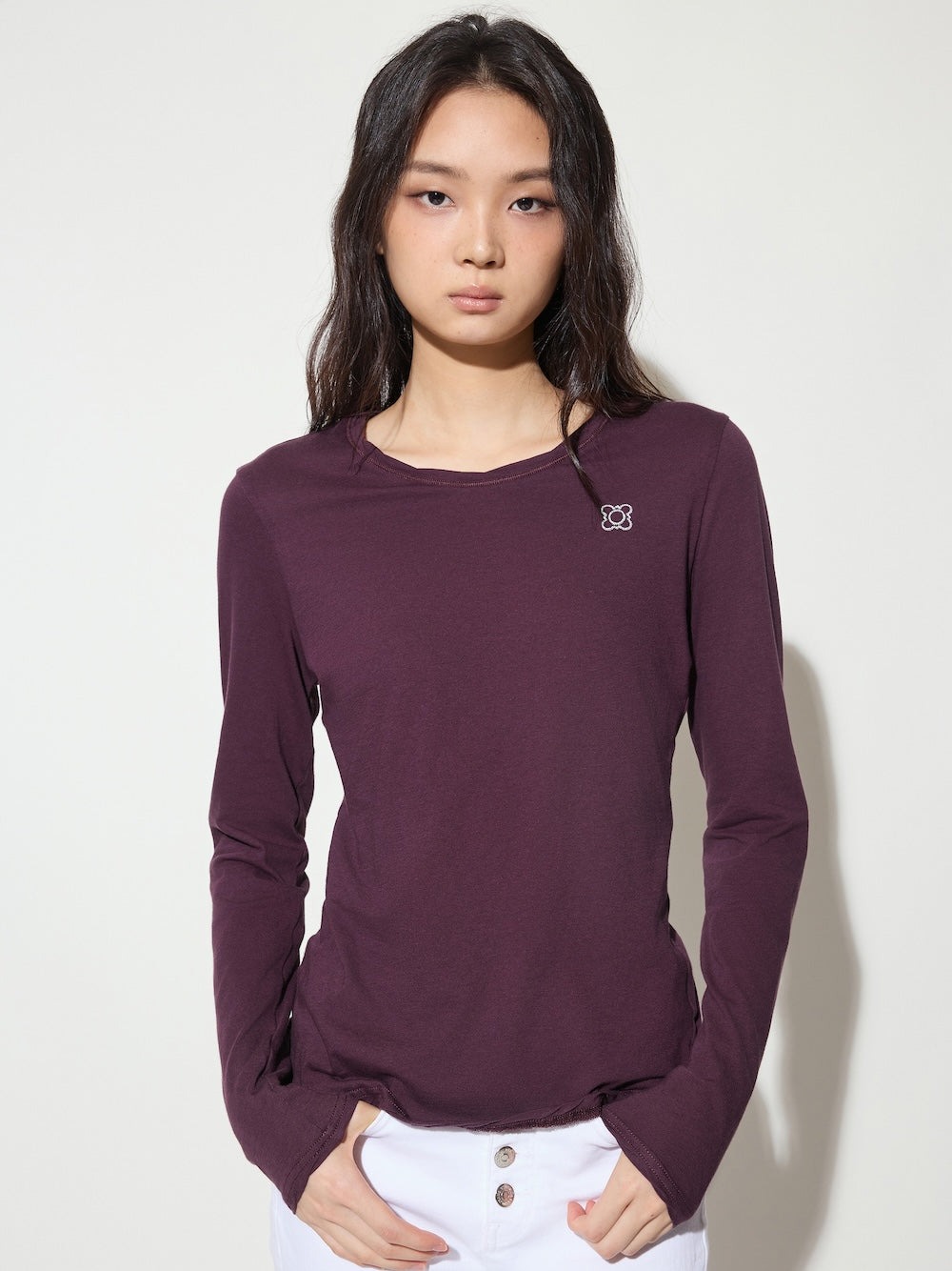 The Traveler Mulberry Sofa Cotton Crew Neck Long Sleeve