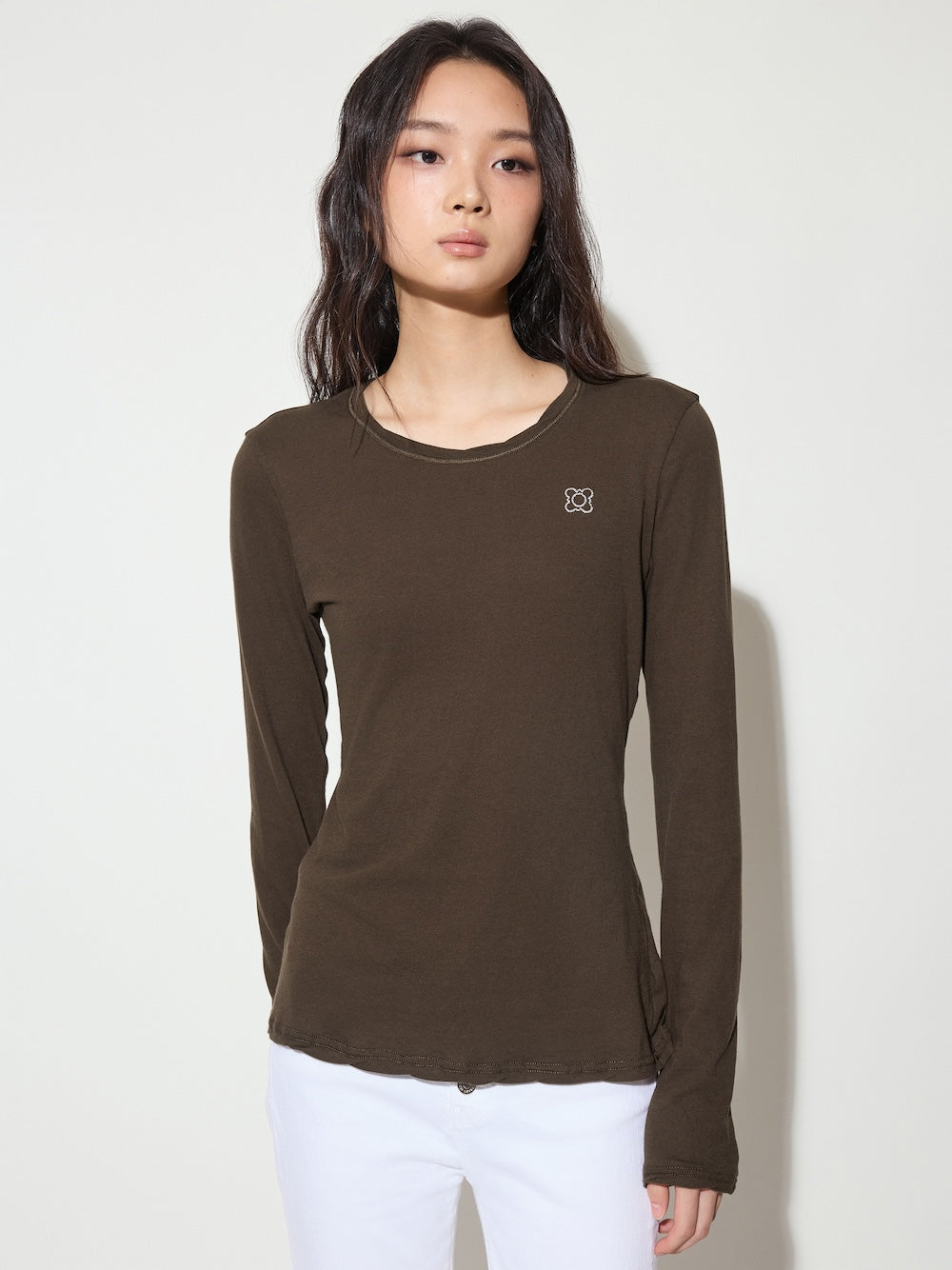 The Traveler Mulberry Sofa Cotton Crew Neck Long Sleeve