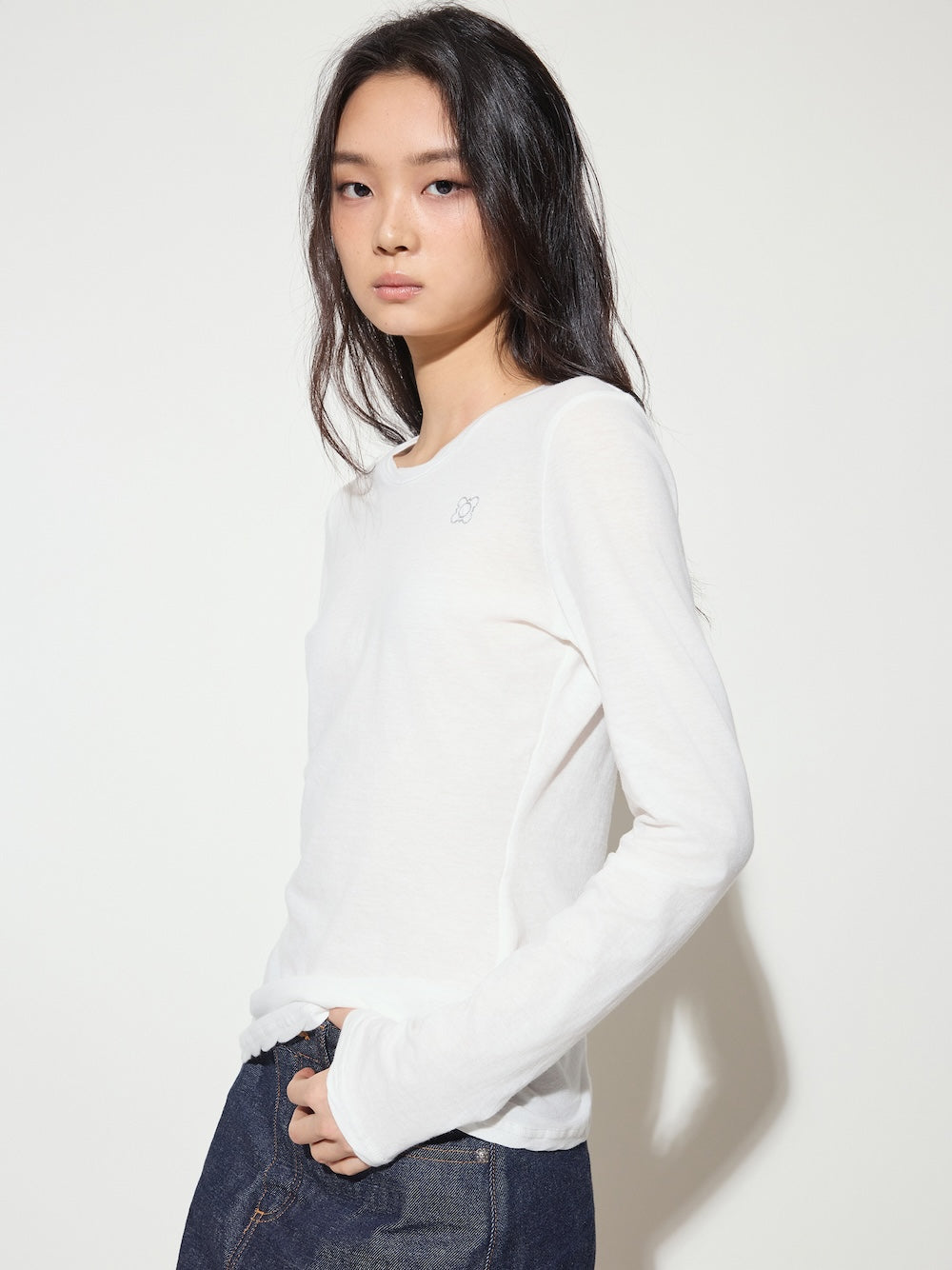 The Traveler Mulberry Sofa Cotton Crew Neck Long Sleeve