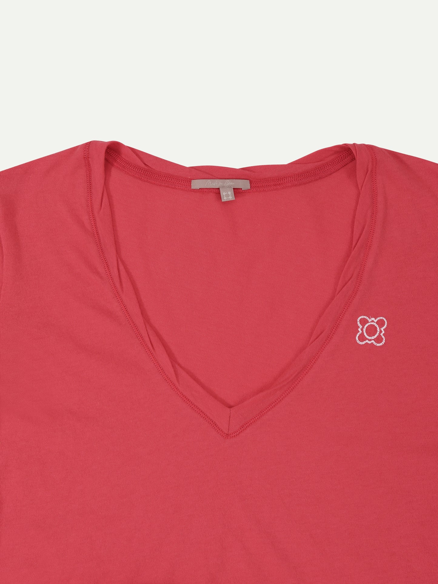 The Traveler Slub Tee Red Ink