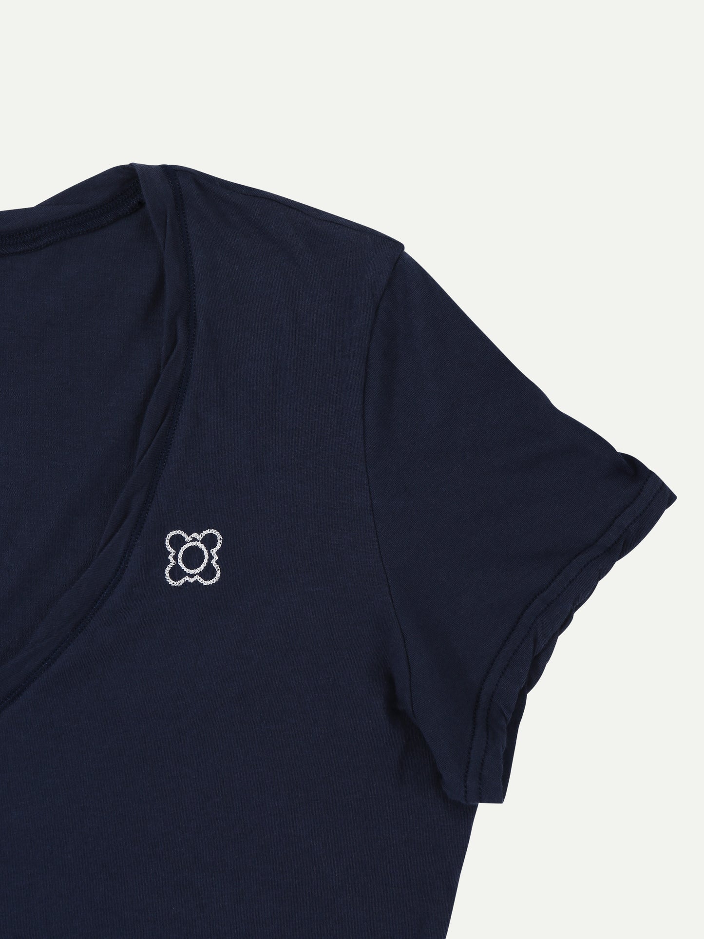 The Traveler Slub Tee  Blue Ink