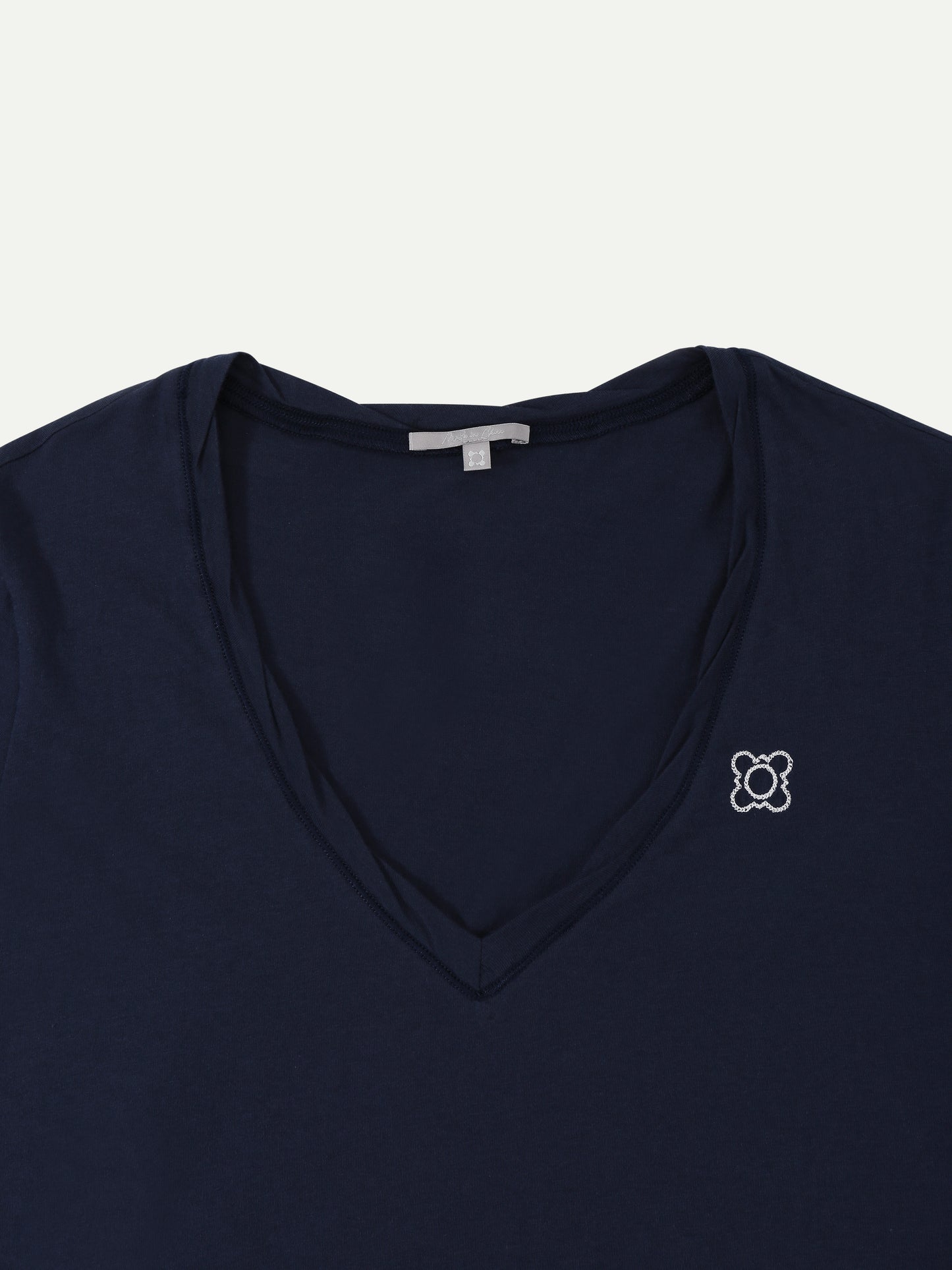 The Traveler Slub Tee  Blue Ink