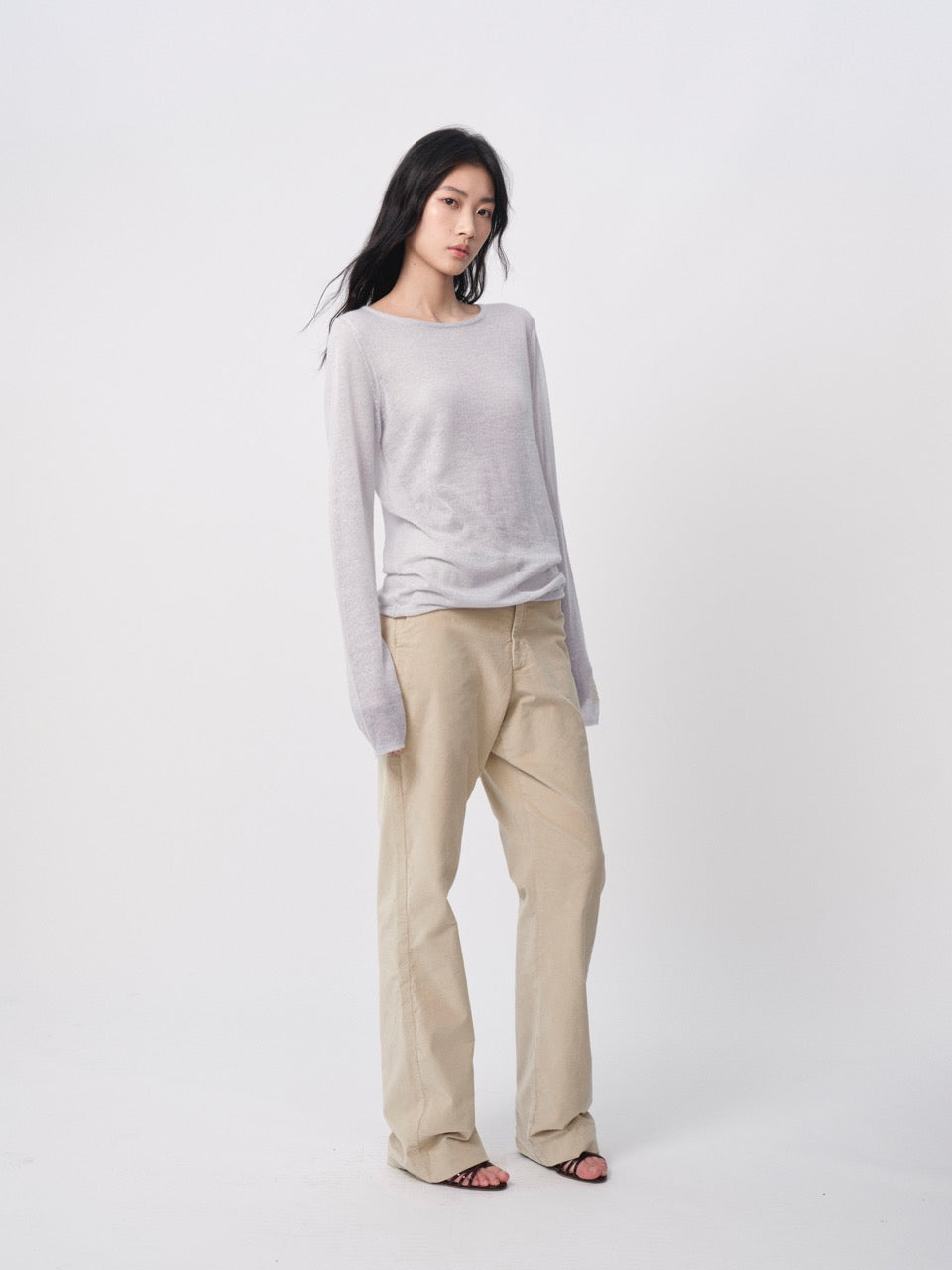 The Botanist Salt Mohair Sweater