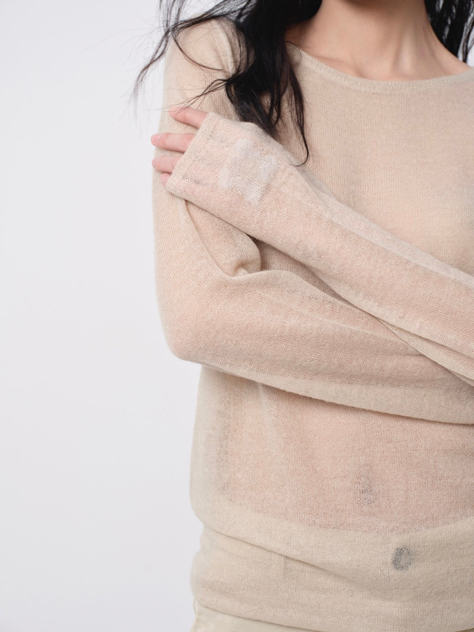 The Botanist Vanilla Mohair Sweater