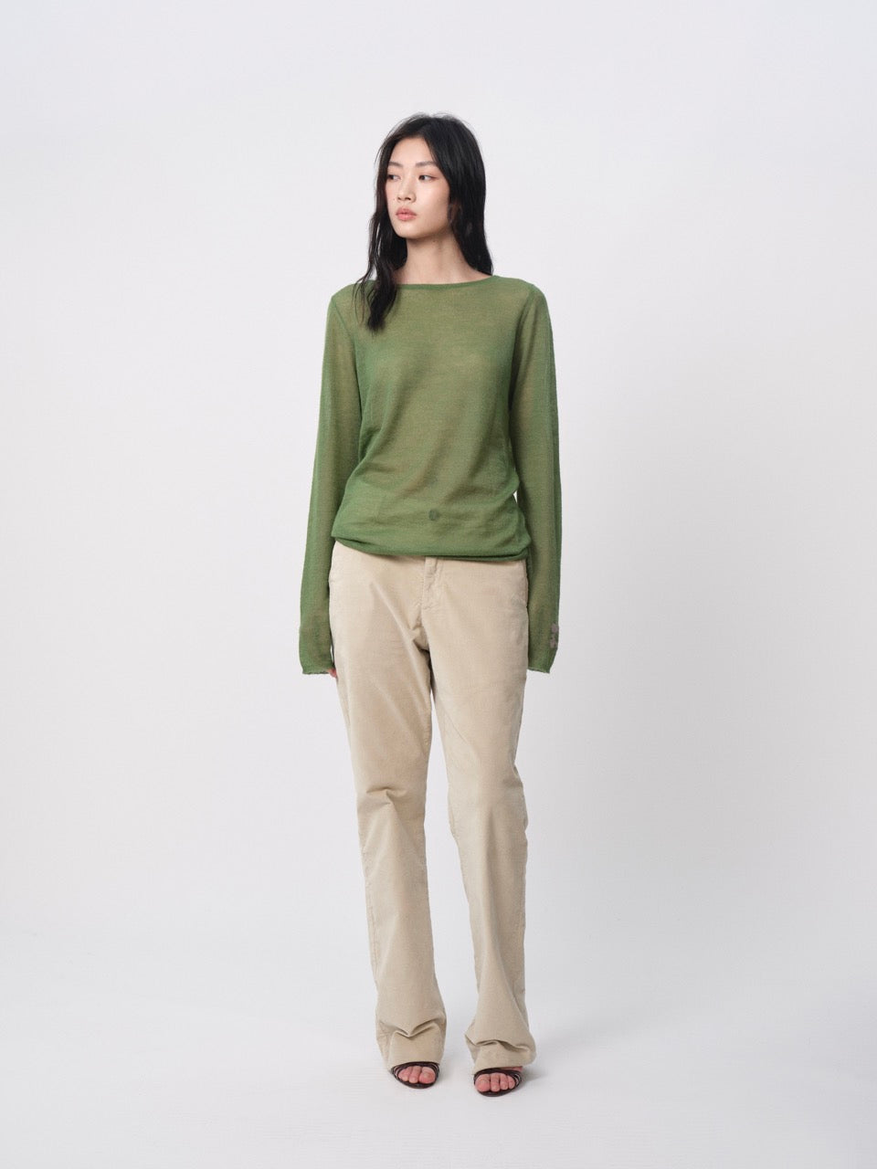 The Botanist Basil Mohair Sweater