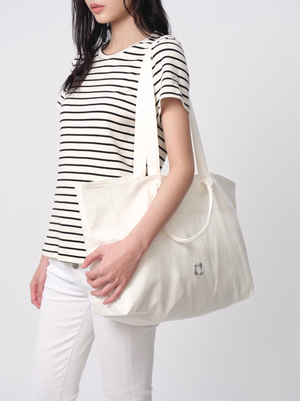 Oyster Collection Tote Bag Pearl