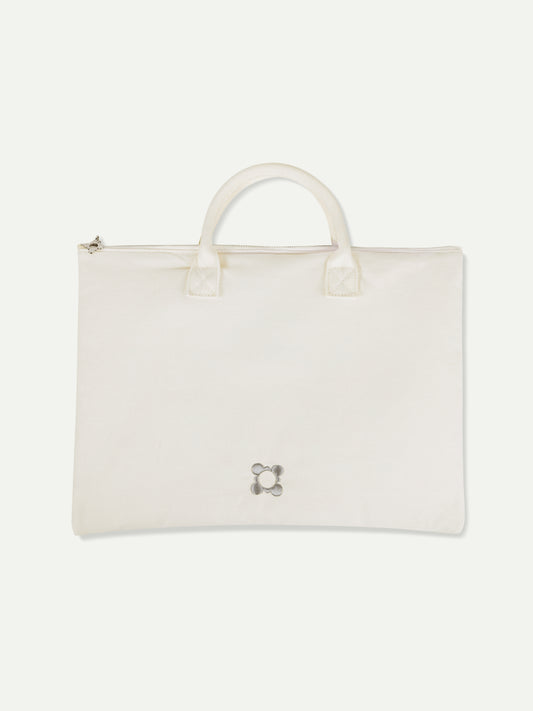 Oyster Collection Laptop Sleeve Pearl