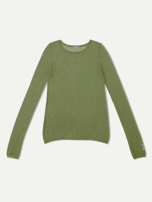 The Botanist Basil Mohair Sweater