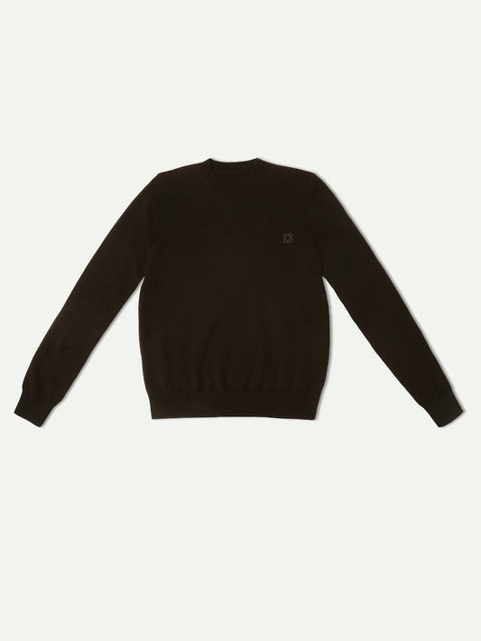 The Designer Sepia Sofa Crew Neck Cashmere Sweater