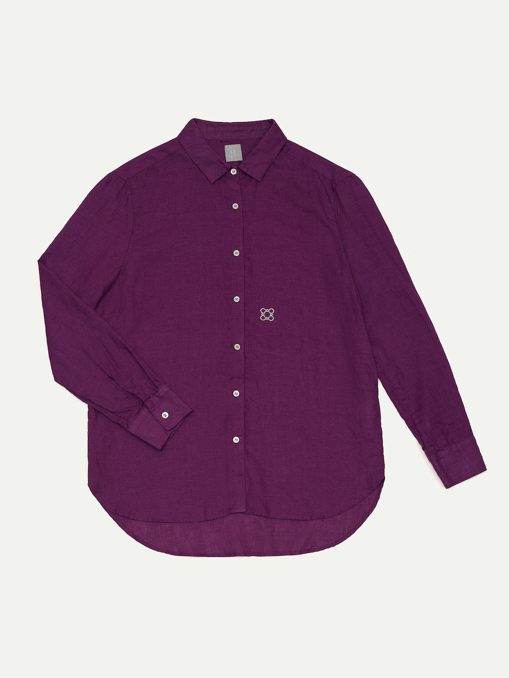 The Gardener Linen Shirt Iris