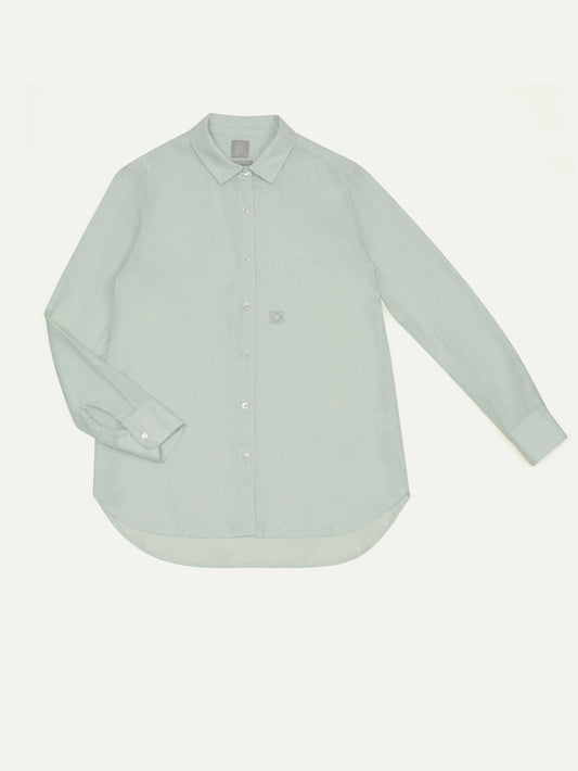 The Gardener Linen Shirt Mint