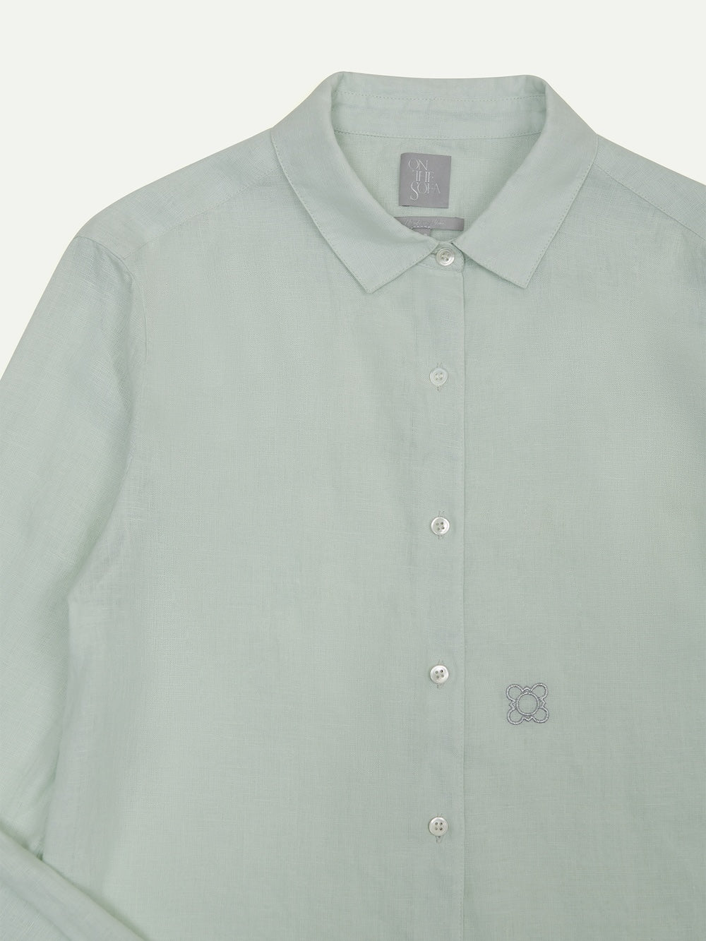 The Gardener Linen Shirt Mint