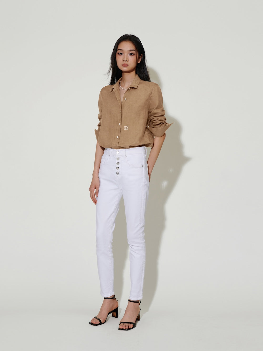 The Gardener Linen Shirt Moss