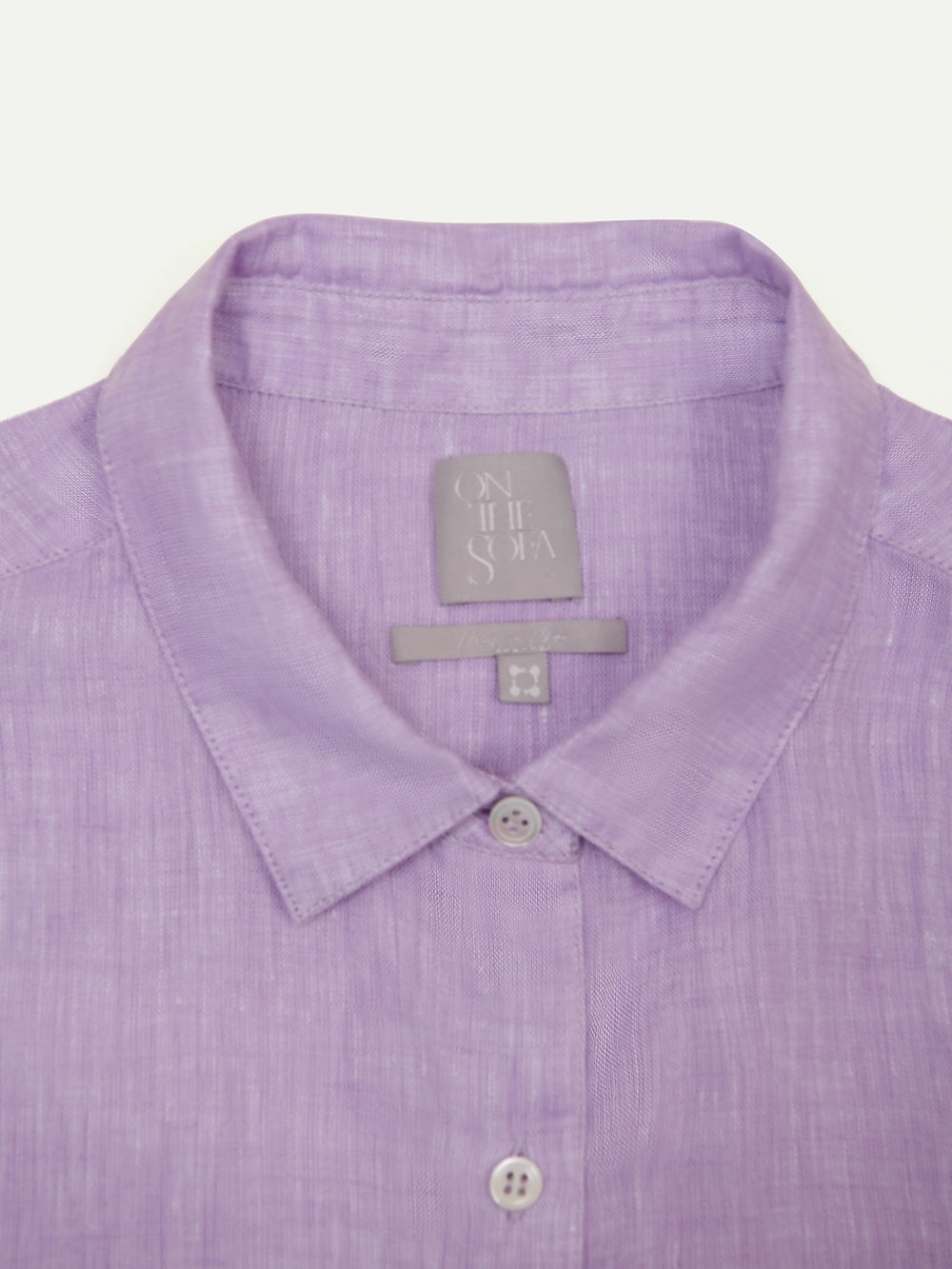 The Gardener Linen Shirt Wisteria