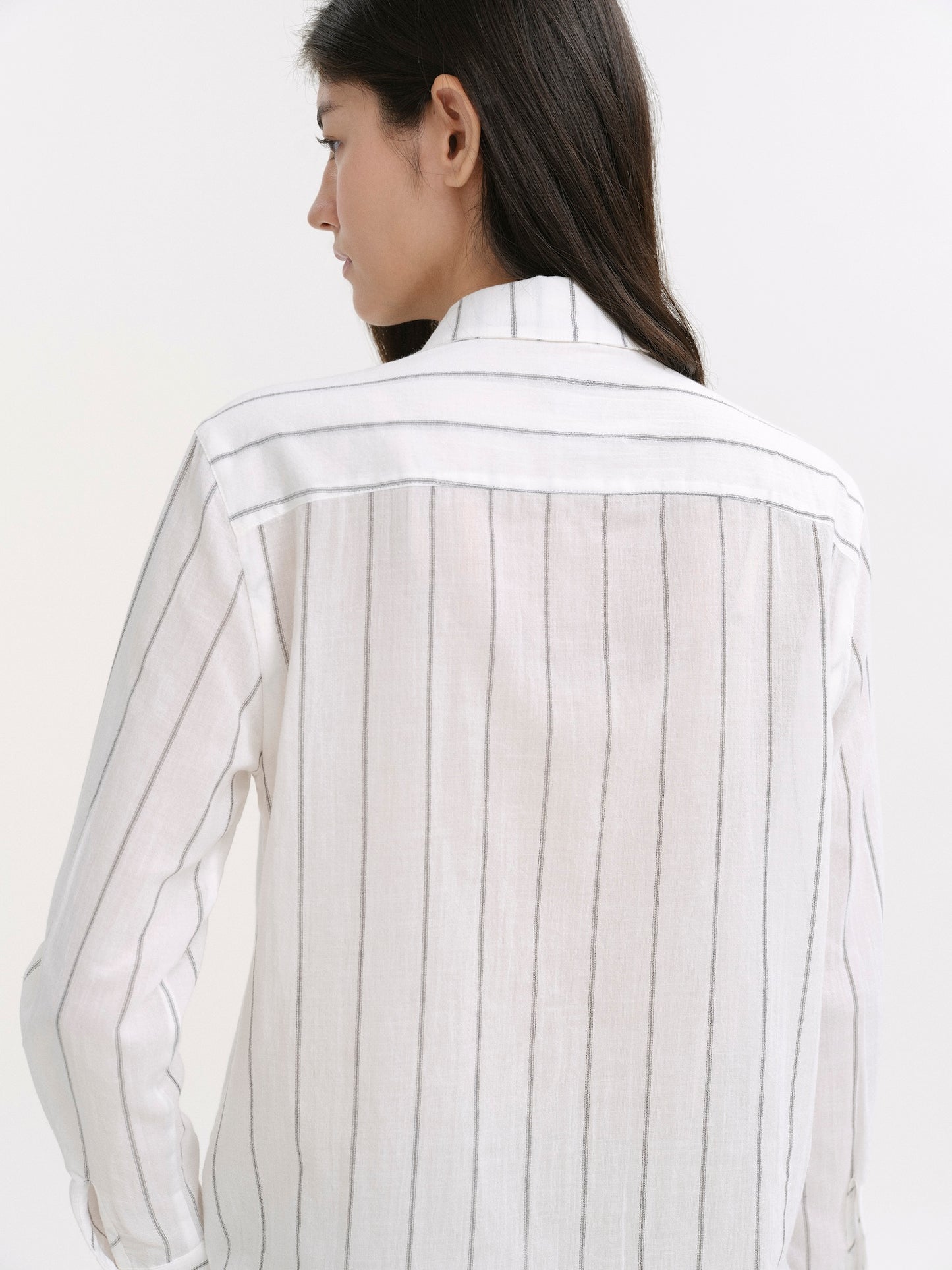 The Gardener Cotton Striped Shirt Sail 02