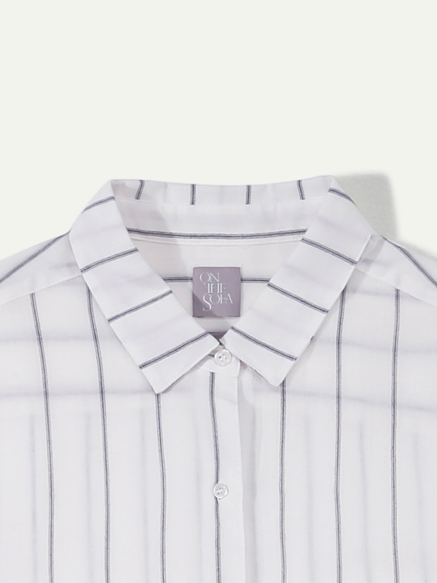 The Gardener Cotton Striped Shirt Sail 02