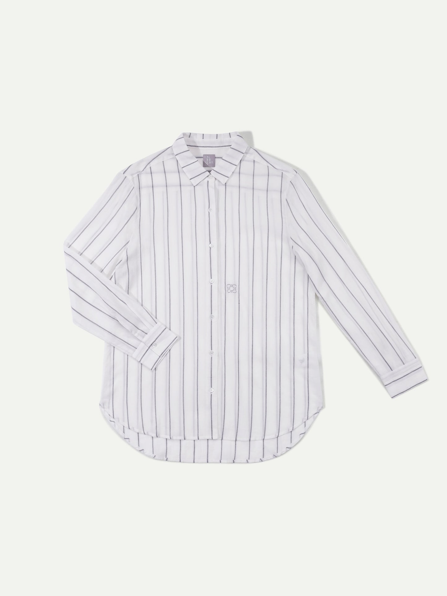 The Gardener Cotton Striped Shirt Sail 02