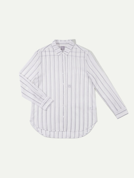 The Gardener Cotton Striped Shirt Sail 02