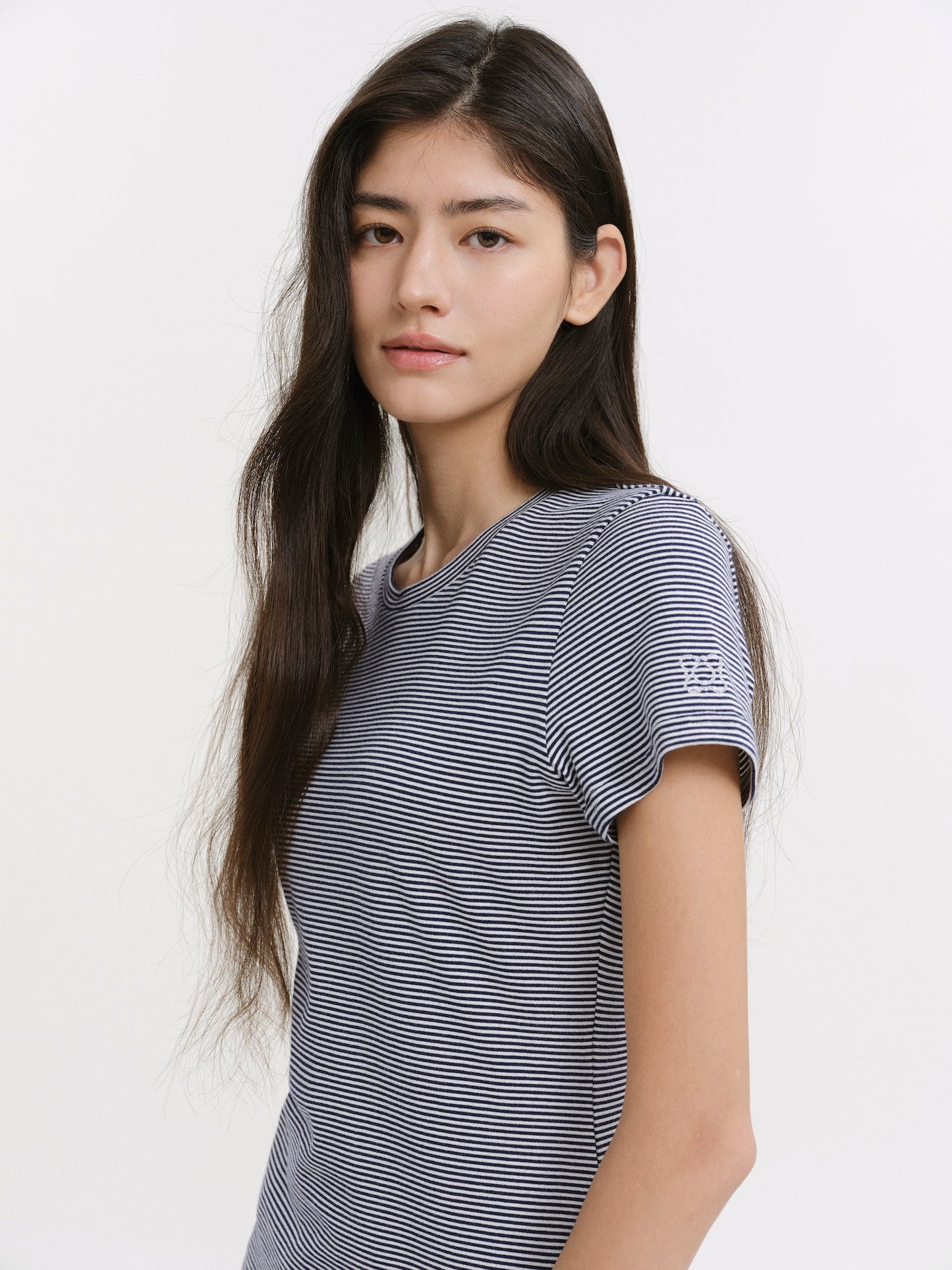 The Traveler Striped T-Shirt Piano 01