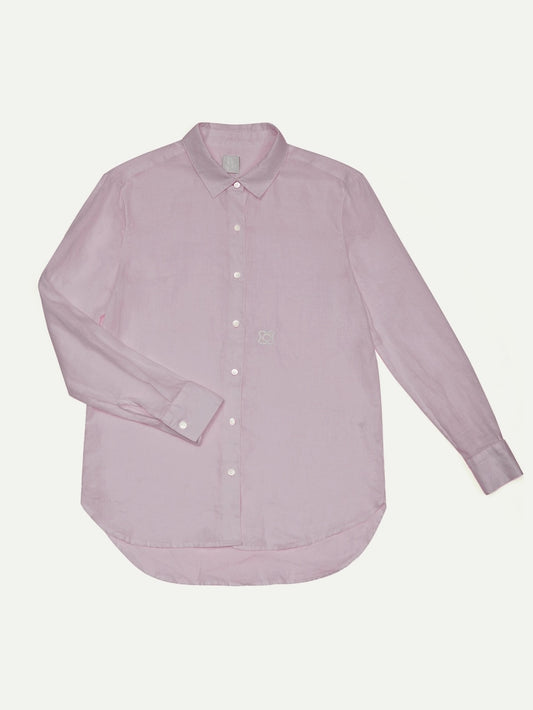 The Gardener Linen Shirt Amethyst